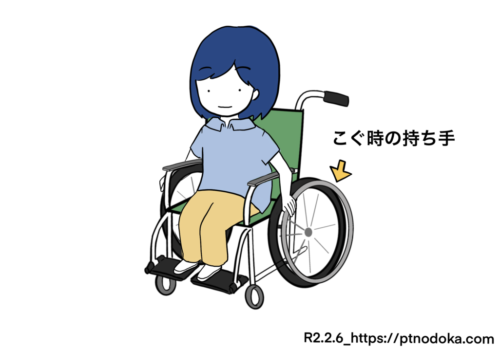 自走式車椅子のイラスト